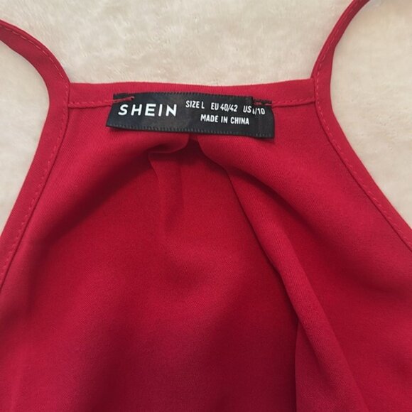 RED TANK TOP LARGE - Picture 2 of 2